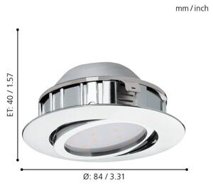 Eglo 95848 - Lampada LED da incasso PINEDA 1xLED/6W/230V