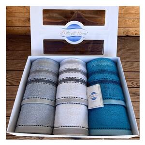 Set asciugamano bagno 6 pezzi Botticelli Home Gradation
