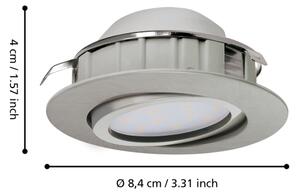 Eglo 95853 - SET 3x faretti da incasso a LED PINEDA LED/4,9W/230V