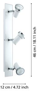 Eglo 95994 - Faretto LED da bagno TAMARA 1 3xGU10-LED/3,3W/230V