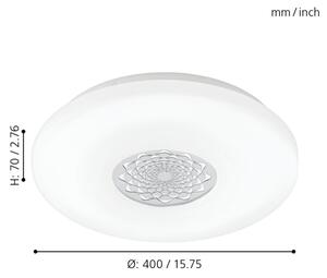 Eglo 96026 - Plafoniera LED CAPASSO 1 LED/24W/230V