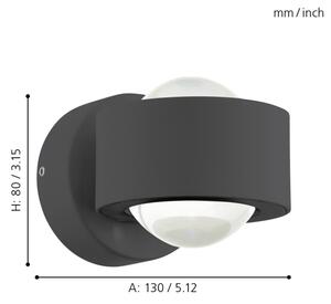Eglo 96049 - Applique a LED ONO 2 2xLED/2,5W/230V