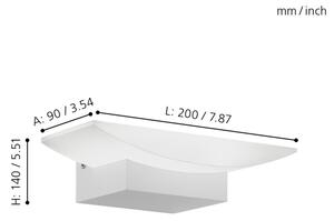 Eglo 96037 - Applique a LED METRASS LED/5,6W/230V
