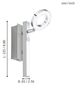 Eglo 96178 - Faretto CARDILLIO 1 1xLED/3,2W + 1xLED/2,2/230V
