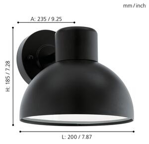 Eglo 96207 - Applique da esterno ENTRIMO 1xE27/60W