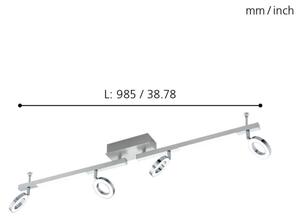 Eglo 96182 - Faretto CARDILLIO 1 4xLED/3,2W + 2xLED/3,3/230V