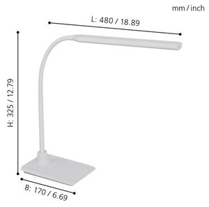 Eglo 96435 - Lampada LED da tavolo LAROA LED/3,5W/230V bianco