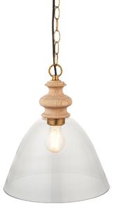 Lampada a sospensione COTSWOLD, legno di frassino naturale, 1xE27x20W, dimensioni: 153x29x29 cm, grado di protezione IP20, marca Endon