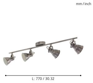 Eglo 96555 - Faretto LED SERAS 4xGU10/3,3W/230V