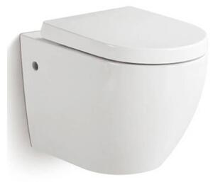 WC Sospeso in Ceramica 36x55x33 Cm Vorich Vortix Bianco