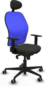 Sedia da ufficio con poggiatesta Jorquera Piqueras y Crespo 1D036G1 Nero