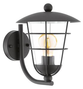 EGLO Pulfero, lampada da parete per esterni, nero
