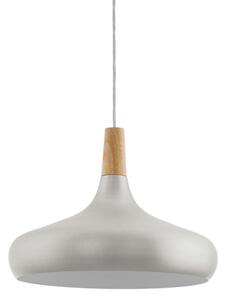 Eglo 96986 - Lampada a sospensione SABINAR 1xE27/60W/230V 400mm argento