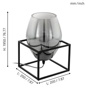 Eglo 97209 - Lampada da tavolo OLIVAL 1 1xE27/40W/230V