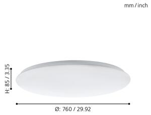 Eglo 97527 - Plafoniera LED dimmerabile GIRON LED/60W/230V