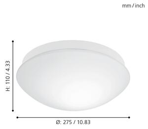 Eglo 97531 - Lampada da bagno con sensore BARI-M 1xE27/20W/230V