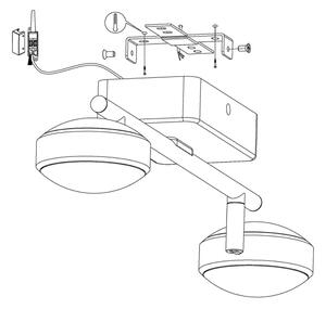 Eglo 97715 - LED RGB Faretto dimmerabile CORROPOLI-C 2xLED/5W/230V