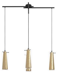 Eglo 97653 - Lampadario a sospensione con filo PINTO GOLD 4xE27/60W/230V