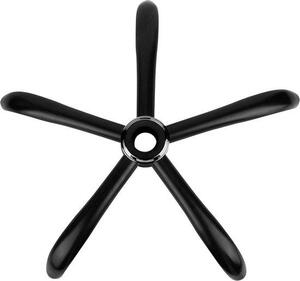 Piedino a gas per sedia da ufficio - Attacco universale per bombole a gas - 70 cm - 320 lbs - Acciaio lucido