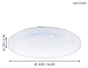 Eglo 97879 - Plafoniera LED FRANIA-S LED/33,5W/230V