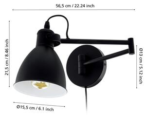 Eglo 97886 - Applique SAN PERI 1xE27/10W/230V