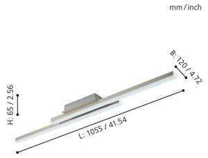 Eglo 33229 - Plafoniera dimmerabile LED RGBW FRAIOLI-C LED/34W/230V