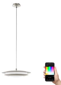 Eglo 98043 - LED RGBW Lampadario dimmerabile a sospensione con filo MONEVA LED/18W/230V