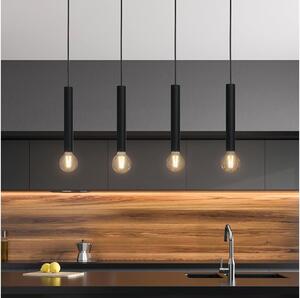 Eglo 98057 - Lampadario a sospensione con filo CORTENOVA 4xE27/60W/230V