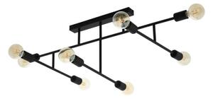 Eglo 98035 - Lampadario fisso BELSIANA 8xE27/40W/230V nero