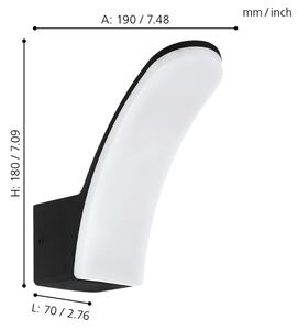 Eglo 98148 - Applique a LED da esterno FIUMICINO LED/11W/230V IP44