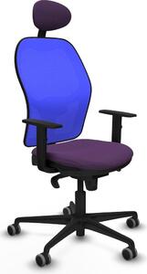 Sedia da ufficio con poggiatesta Jorquera Piqueras y Crespo 1D036G1 Viola