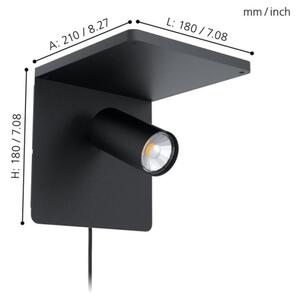 Eglo 98263 - Applique a LED CIGLIE 1xGU10/5W/230V