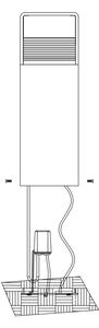 Eglo 98271 - Lampada LED da esterno DONINNI LED/6W/230V IP44
