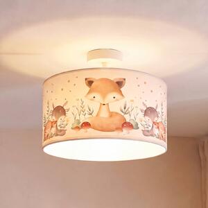 Plafoniera soffitto Kids Print Duolla, Multicolore, Cameretta, Tessuto / Stoffa / Seta, Plafoniera