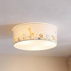 Plafoniera soffitto Kids Print Duolla, Multicolore, Cameretta, Tessuto / Stoffa / Seta, Plafoniera