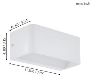 Eglo 98422 - Applique a LED SANIA LED/10W/230V