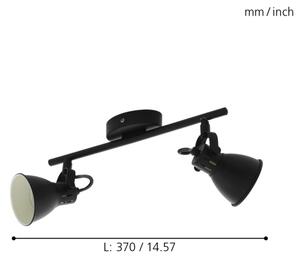 Eglo 98398 - Luce Spot a LED SERAS 2xGU10/3,3W/230V
