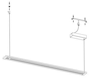 Eglo 98492 - Lampadario LED a sospensione con filo AMONTILLADO LED/27W/230V