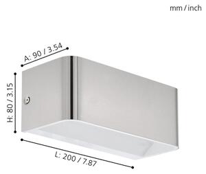 Eglo 98425 - Applique a LED SANIA LED/10W/230V