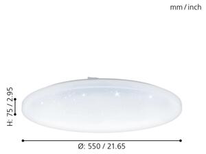 Eglo 98448 - Plafoniera LED FRANIA LED/49,5W/230V