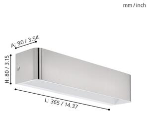 Eglo 98426 - Applique a LED SANIA LED/12W/230V