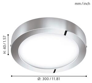 Eglo 98559 - Plafoniera LED RGB dimmerabile FUEVA-C LED/21W/230V