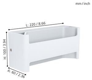 Eglo 98544 - Applique a LED FELONICHE LED/10W/230V