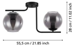 Eglo 98514 - Lampadario a plafone MAROJALES 2xE27/28W/230V