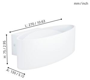 Eglo 98541 - Applique a LED MACCACARI LED/10W/230V