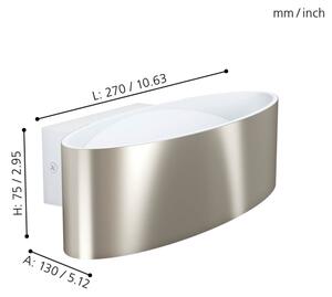 Eglo 98543 - Applique a LED MACCACARI LED/10W/230V