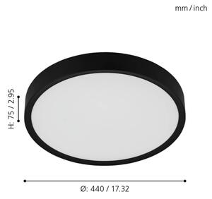 Eglo 98604 - Plafoniera LED MUSURITA LED/33,5W/230V