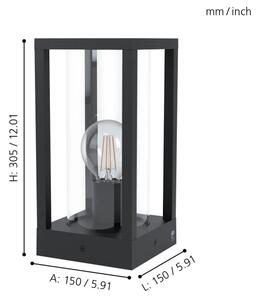 Eglo 98714 - Lampada da esterno CASCINETTA 1xE27/40W/230V IP54