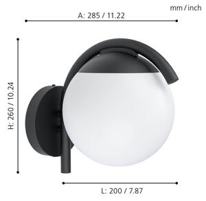 Eglo 98731 - Applique da esterno VECCHIA 1xE27/28W/230V IP44