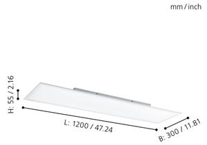 Eglo 98767-LED RGBW Lampada dimmerabile SALOBRENA-B LED/32,5W/230V 120x30 cm+RC